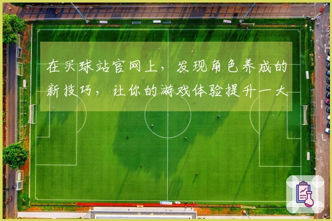 在买球站官网上，发现角色养成的新技巧，让你的游戏体验提升一大截！